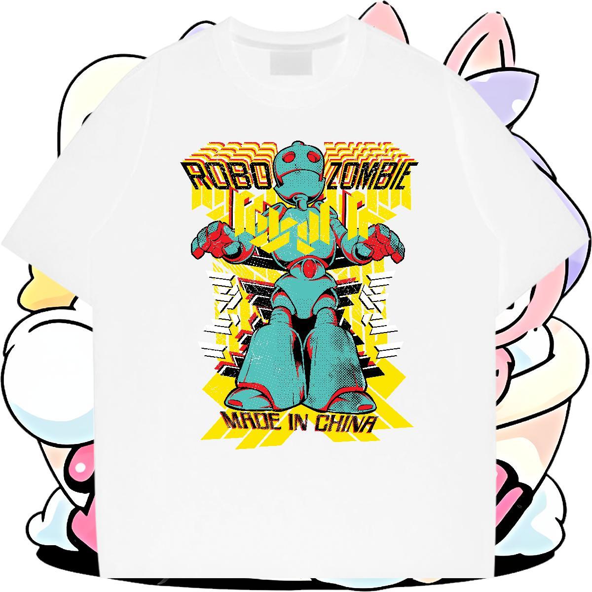 High Quality Tshirt for Man Woman 100% Cotton 230g Daily Wear ET Custom Printing Breathable Short Sleeve DIY Man T Shirts Tees