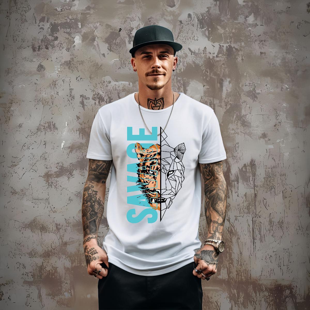 Fashion T-Shirts for Men 230g 100% Cotton Daily Wear Polos Breathable Crew Neck Designer Men Tees Oversized 3XL 4XL