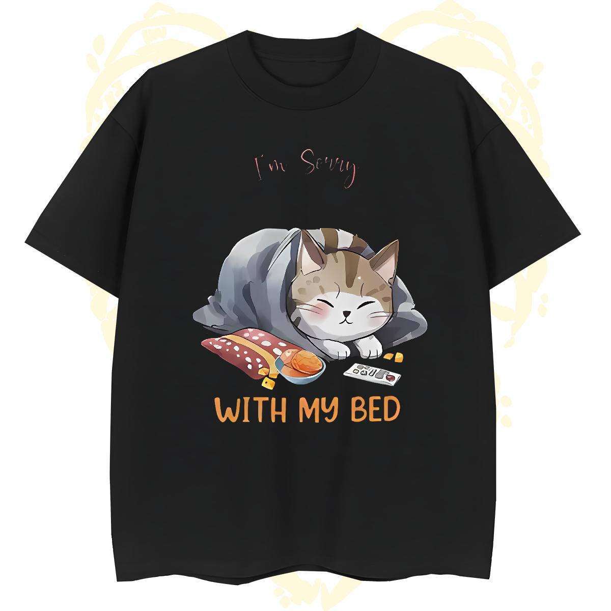 Classic Men Tees 100% Cotton 230g cat T-Shirts High Street Hip Hop Short Sleeve Soft Custom Printing Fashion Designer Tops Shirt