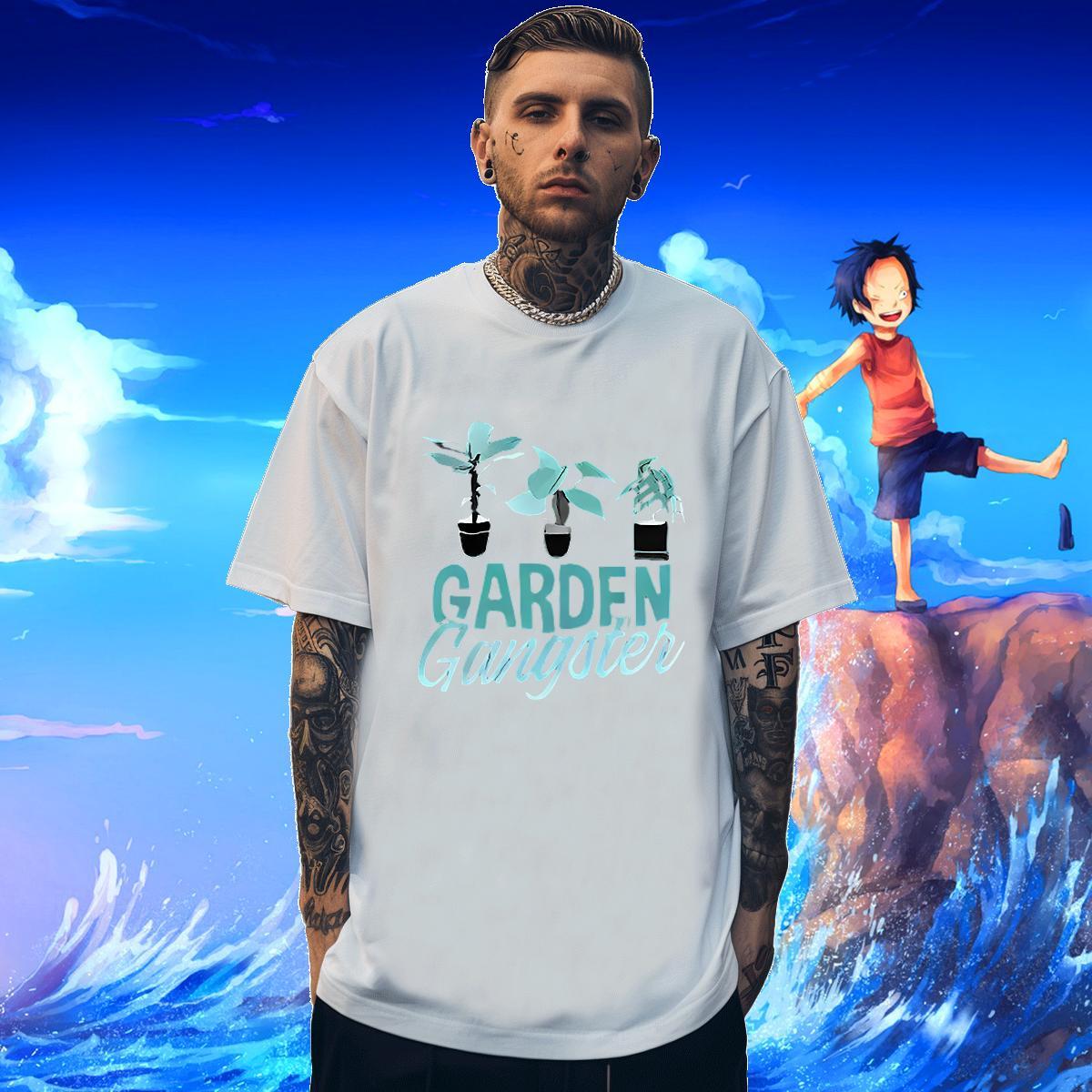 T Shirt For Man 230g Pure Cotton flower Beach Crew Neck Custom Big Size Men Tshirts Fashion Designer Comfortable Tees