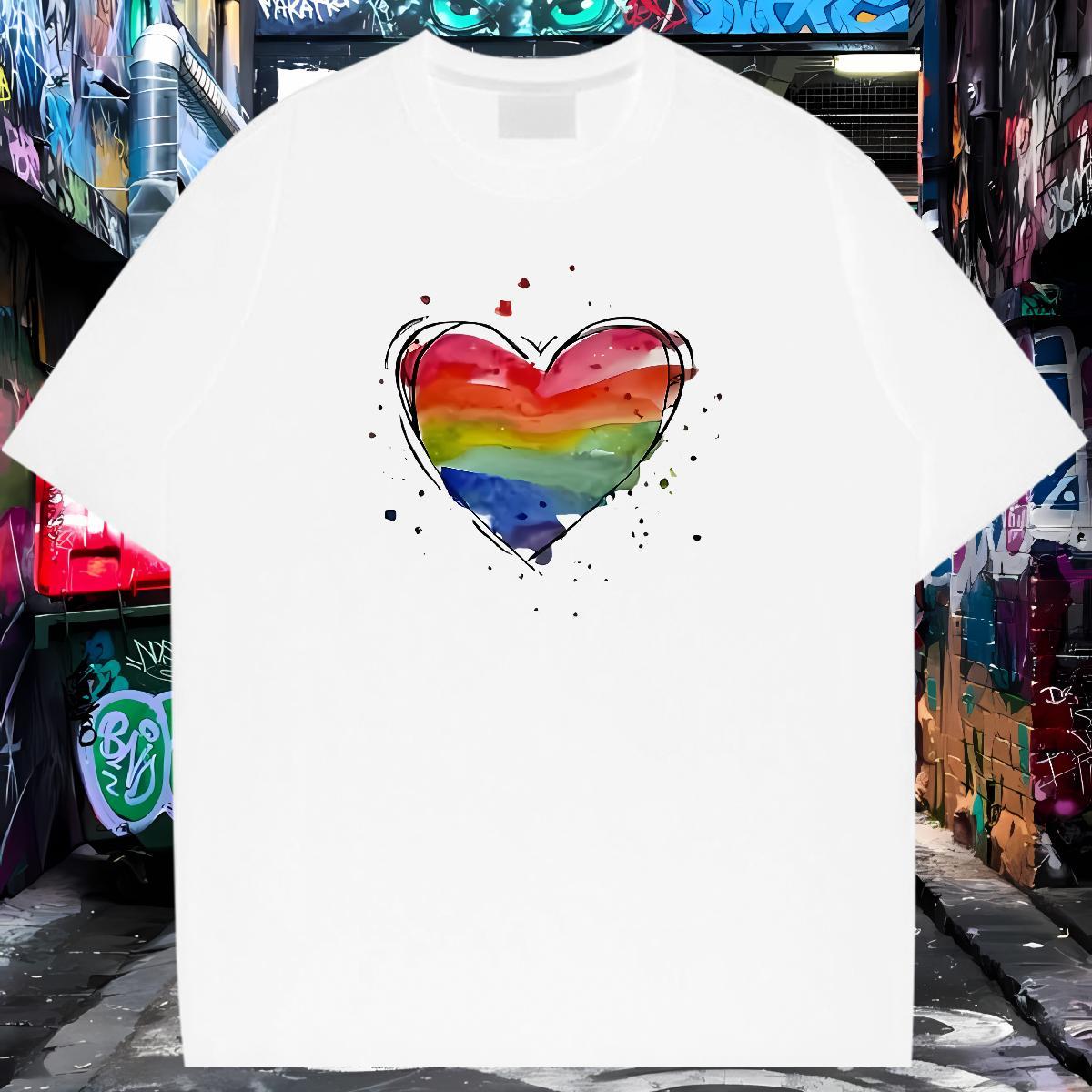 T shirt 100% Cotton 230g icon High Street Hip Hop O Neck Short Sleeves Oversized 3XL 4XL Tshirt for Man Woman Fashion Designer Free Shipping Tee Shirt