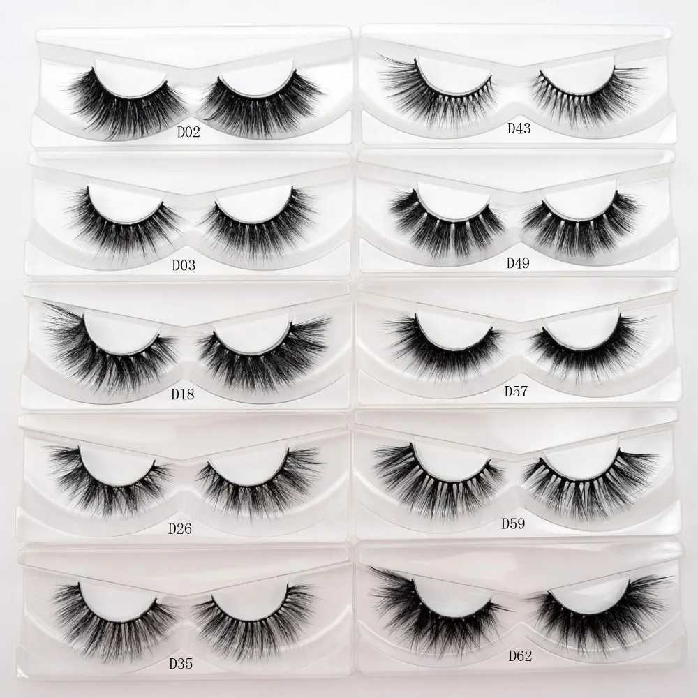 Visofree Silk 3D eyelash artificial mink eyelash natural eyelash extension handmade Crisscross thick false eyelash makeup tool W240803