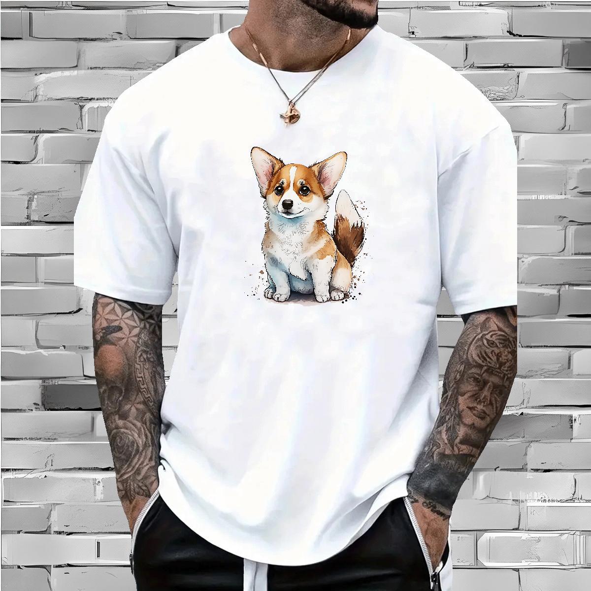 Brand Mens T Shirts 230g Cotton Street Wear Tees Shirts Breathable Crew Neck High Quality Men Tees DIY Printed