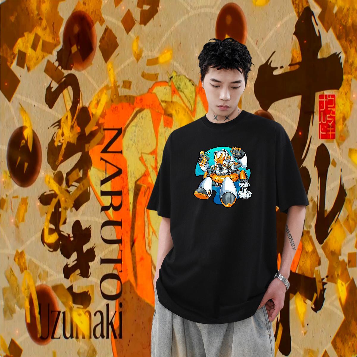 Wholesale Couples T Shirts 230g Cotton Summer Casual ET Customized Print Breathable Short Sleeve Casual New Man T Shirts Tee Shirt