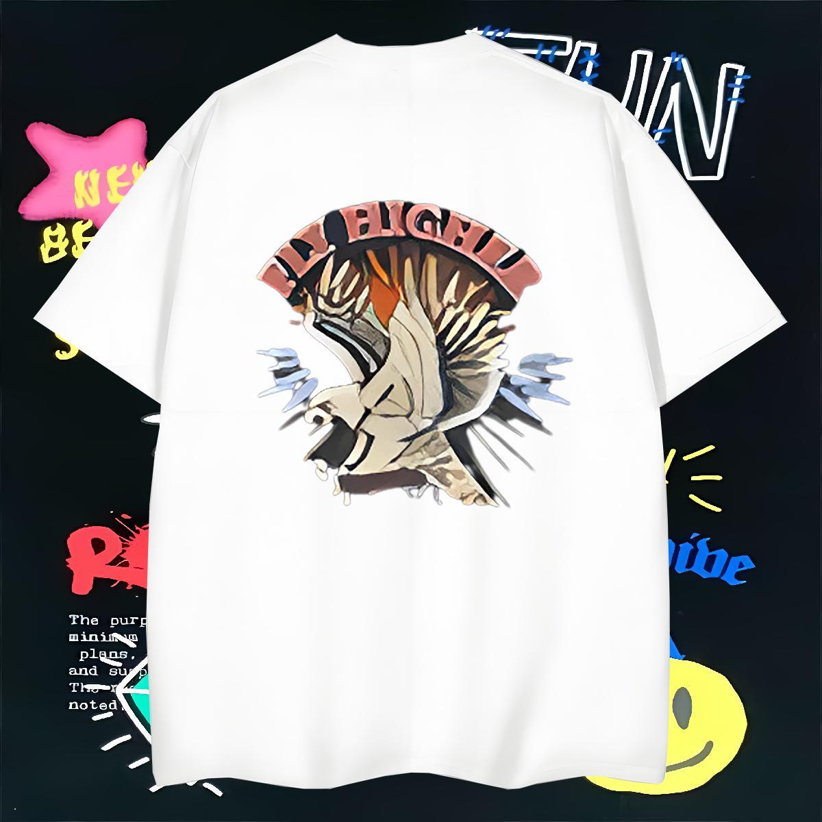 Fashion Design T Shirt For Man 100% Cotton 230g cool Spring Summer Clothings Short Sleeve Soft TOP Quality Couples T Shirts Plus Size Cartoon