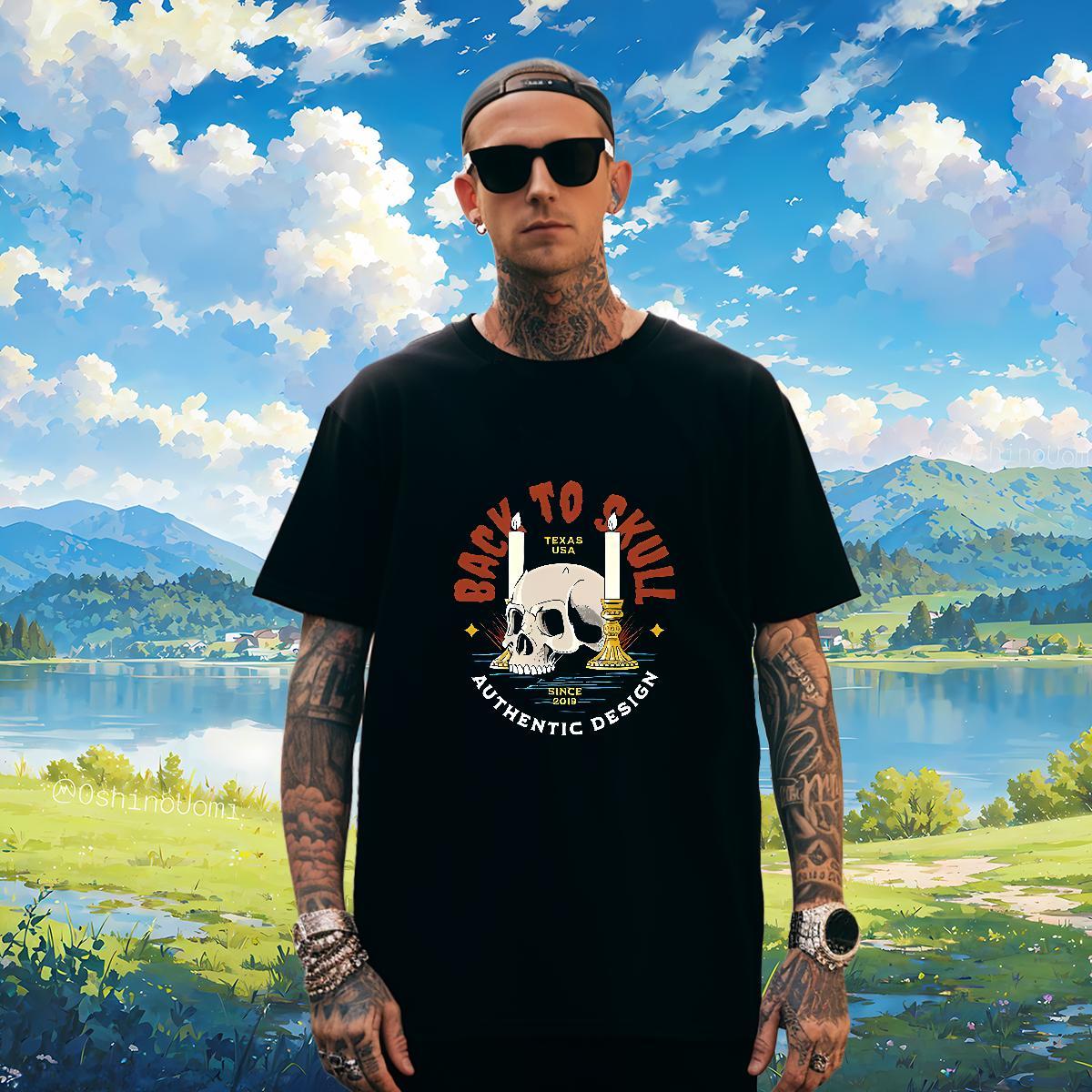 Mens T Shirts 230g Cotton halloween Summer Casual Crew Neck White Plus Size Couples T Shirts Stylist Comfortable Clothes