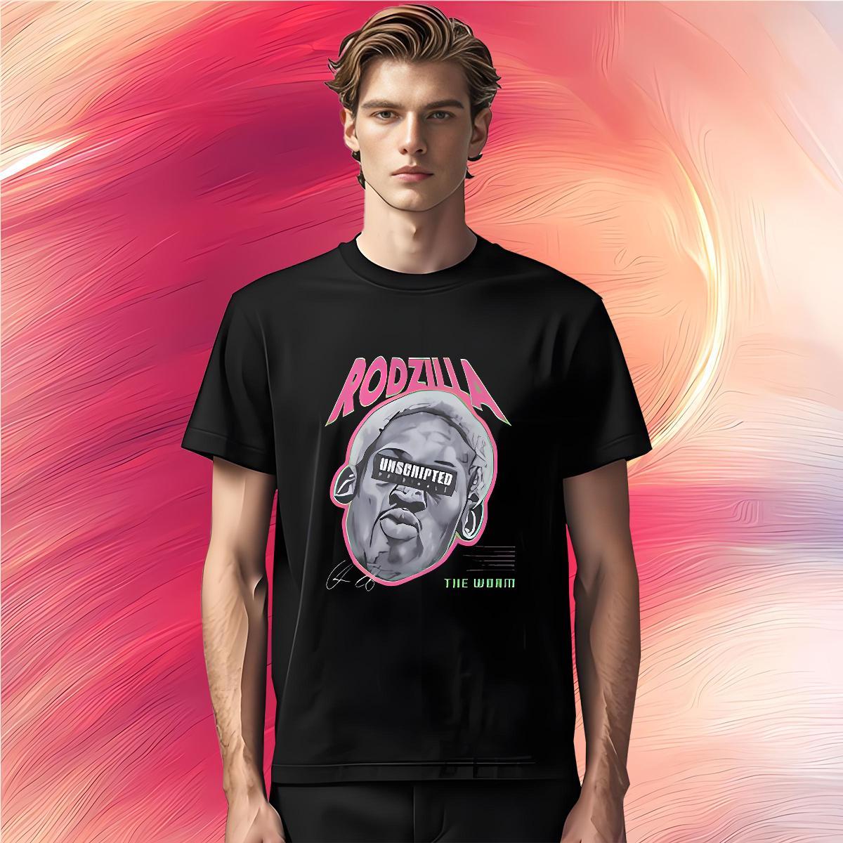 Brand Mens T Shirts portrait Tops Shirt 100% Cotton 230g Spring Summer Cool Black White Crew Neck Men Clothes T-Shirt