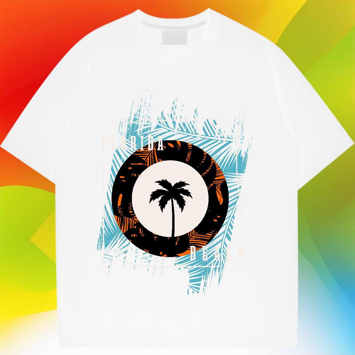 Designer T Shirt For Woman O-Neck Short Sleeve Lady T shirt Custom Printing tree Hip Hop Street 230g 100% Cotton New Arrival Tops Tees