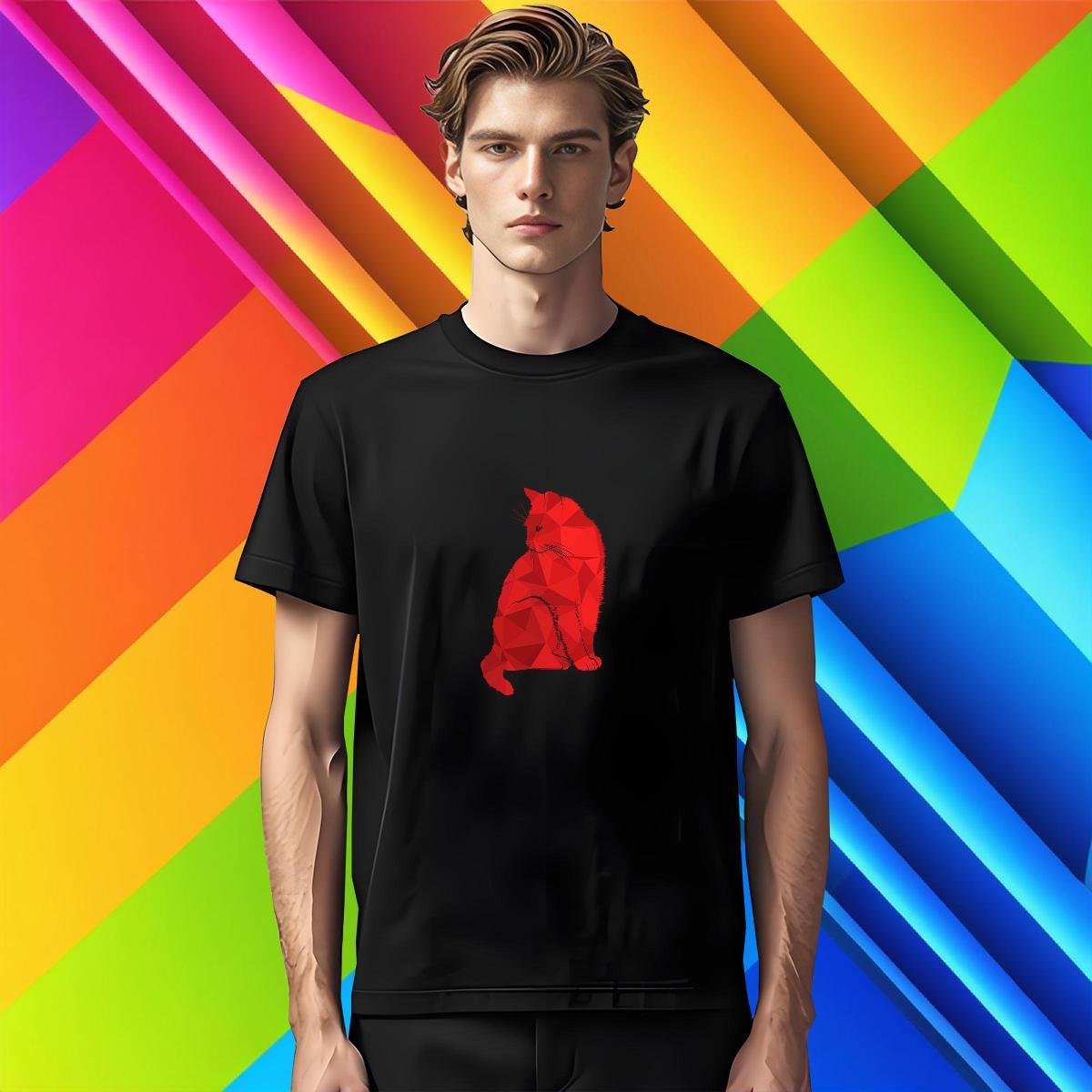 Popular Men Tshirts 230g Pure Cotton Hip Hop cat Custom Big Size O Neck Short Sleeves Classic Men T Shirts Tee Shirt