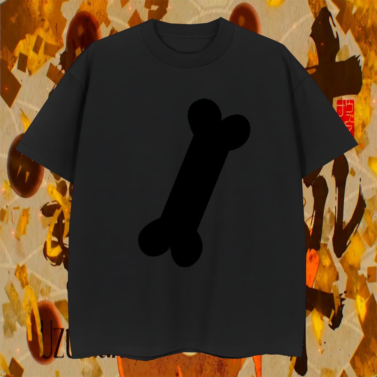 Cool Tshirts 230g 100% Cotton bone T shirt Sports Casual Breathable Short Sleeve Oversized 4XL Casual New Wear