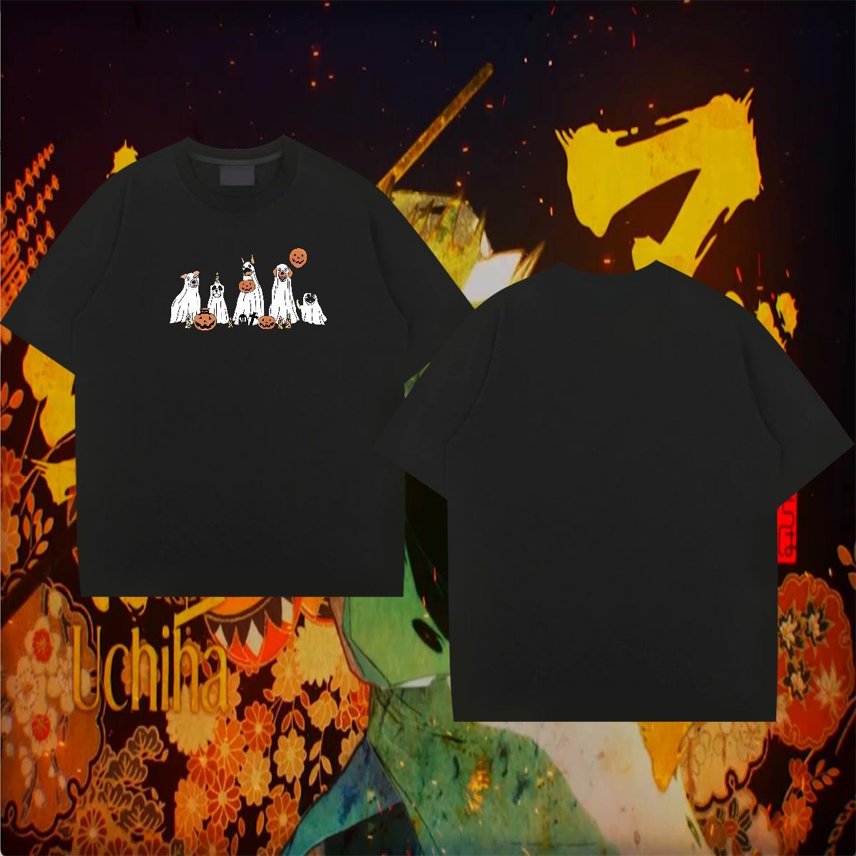 DIY Mens T Shirts 230g Cotton pumpkin Daily Outfit Clothes Breathable Short Sleeve Designer Men Clothes T-Shirt Oversized 3XL 4XL