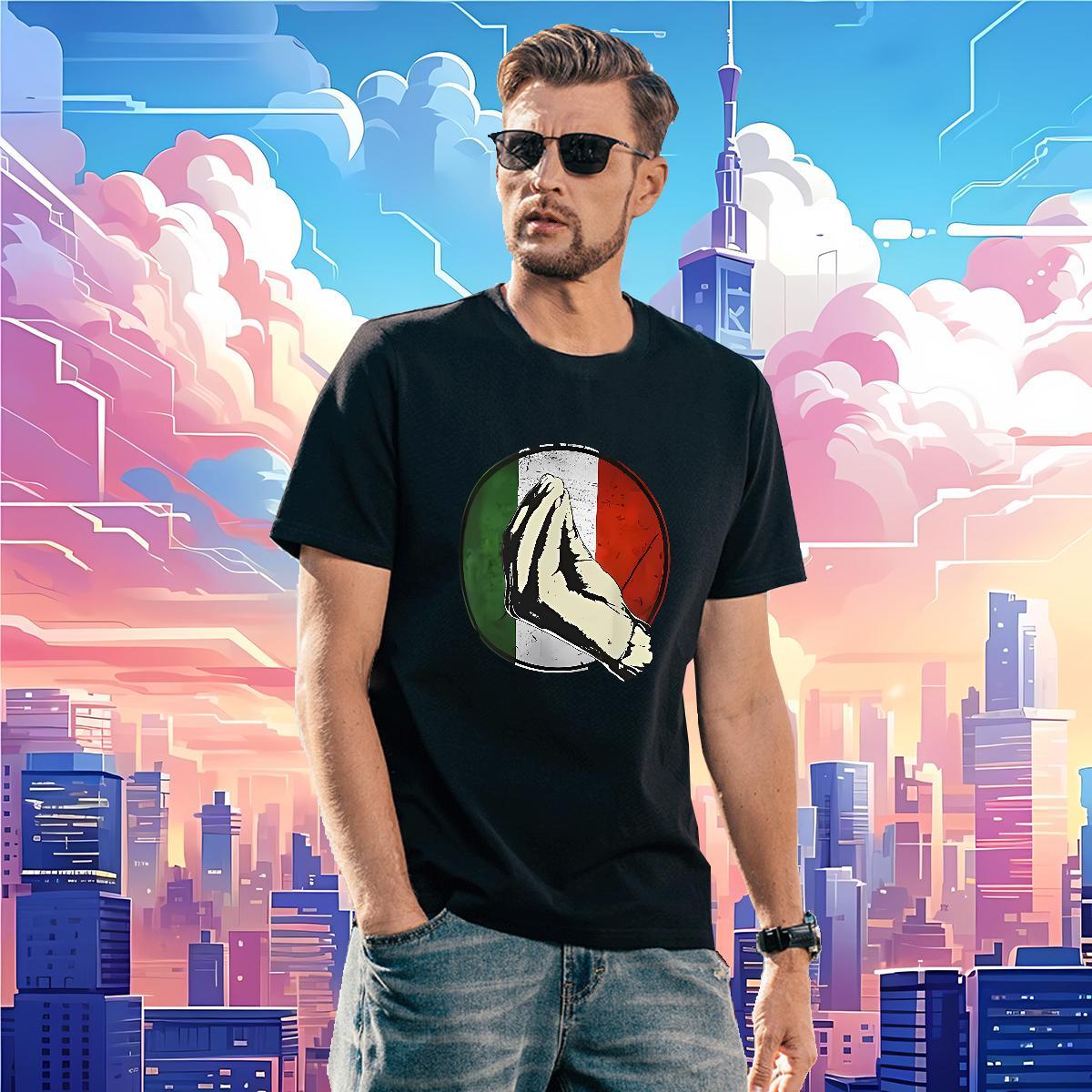 Man T Shirts 230g Pure Cotton hands Street Breathable Crew Neck Oversized Couples T Shirts 2024 Cool Design Top Tees