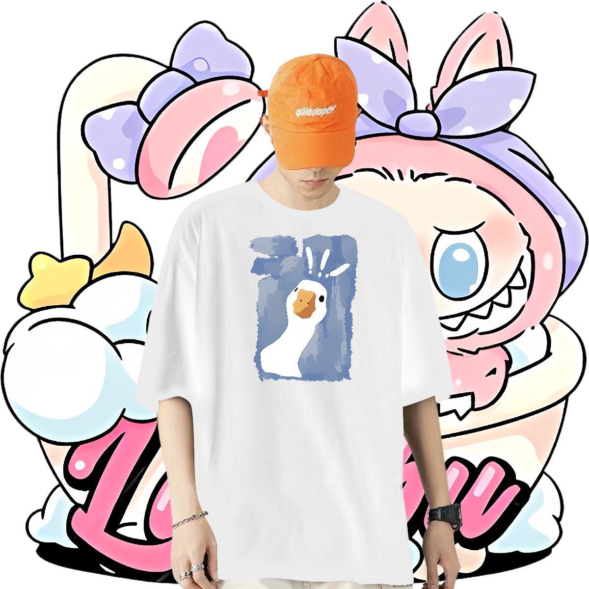 2024 Summer T Shirts Men 230g 100% Cotton duck Beach Wear Breathable Short Sleeve Wholesale Men Tops Tees Customized