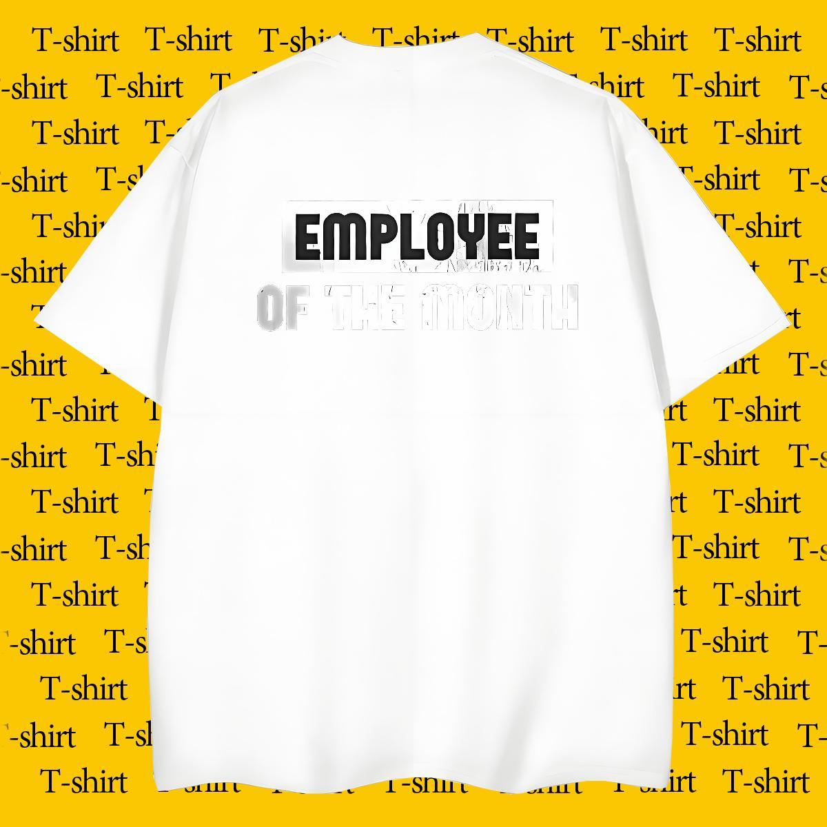 Designer Fashion Men T Shirts letter Polos 100% Cotton 230g Daily Outfit Cool Customized Print Short Sleeve Soft Men Clothes T-Shirt