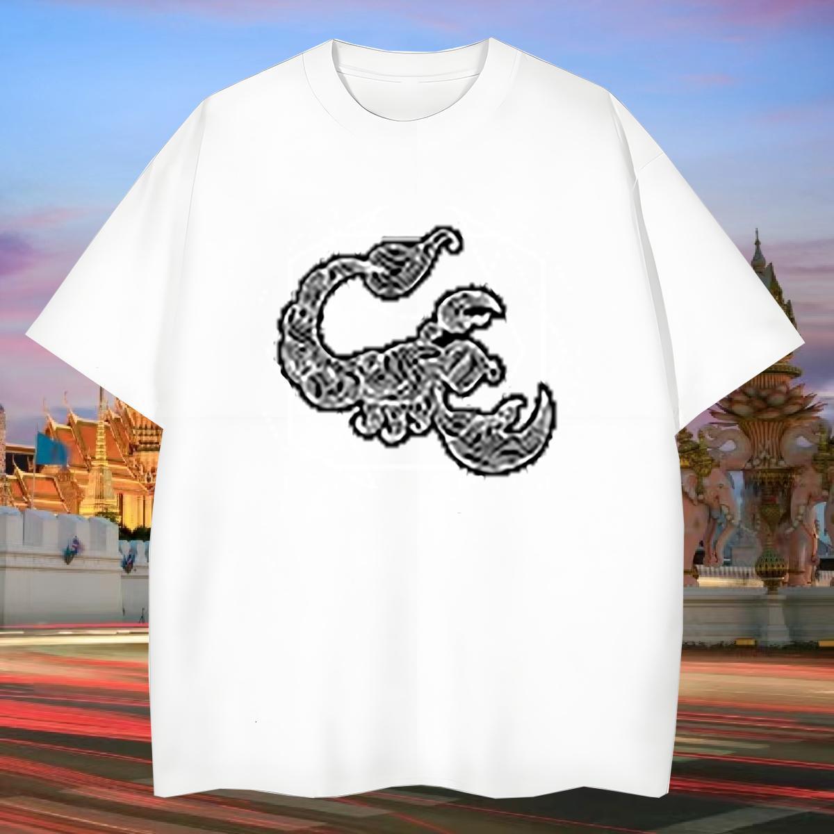 Men T Shirts 100% Cotton 230g icon Street Short Sleeve Soft White Plus Size Tshirts Designer Brand Tops Shirt