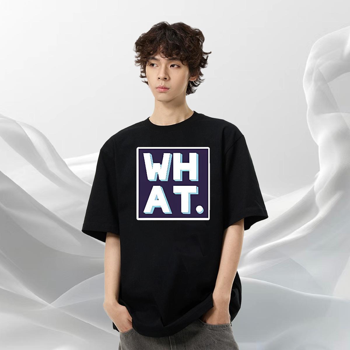 Loose Fit Tshirt for Man Woman 230g 100% Cotton Hip Hop letter Custom Cartoon Crew Neck New Arrival T shirt Tee Shirt