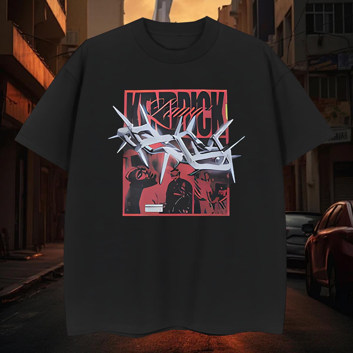 T shirt 230g Cotton painting High Street Hip Hop Breathable Short Sleeve Custom Print Plus Size Mens Tshirts Free Shipping Brand Tops