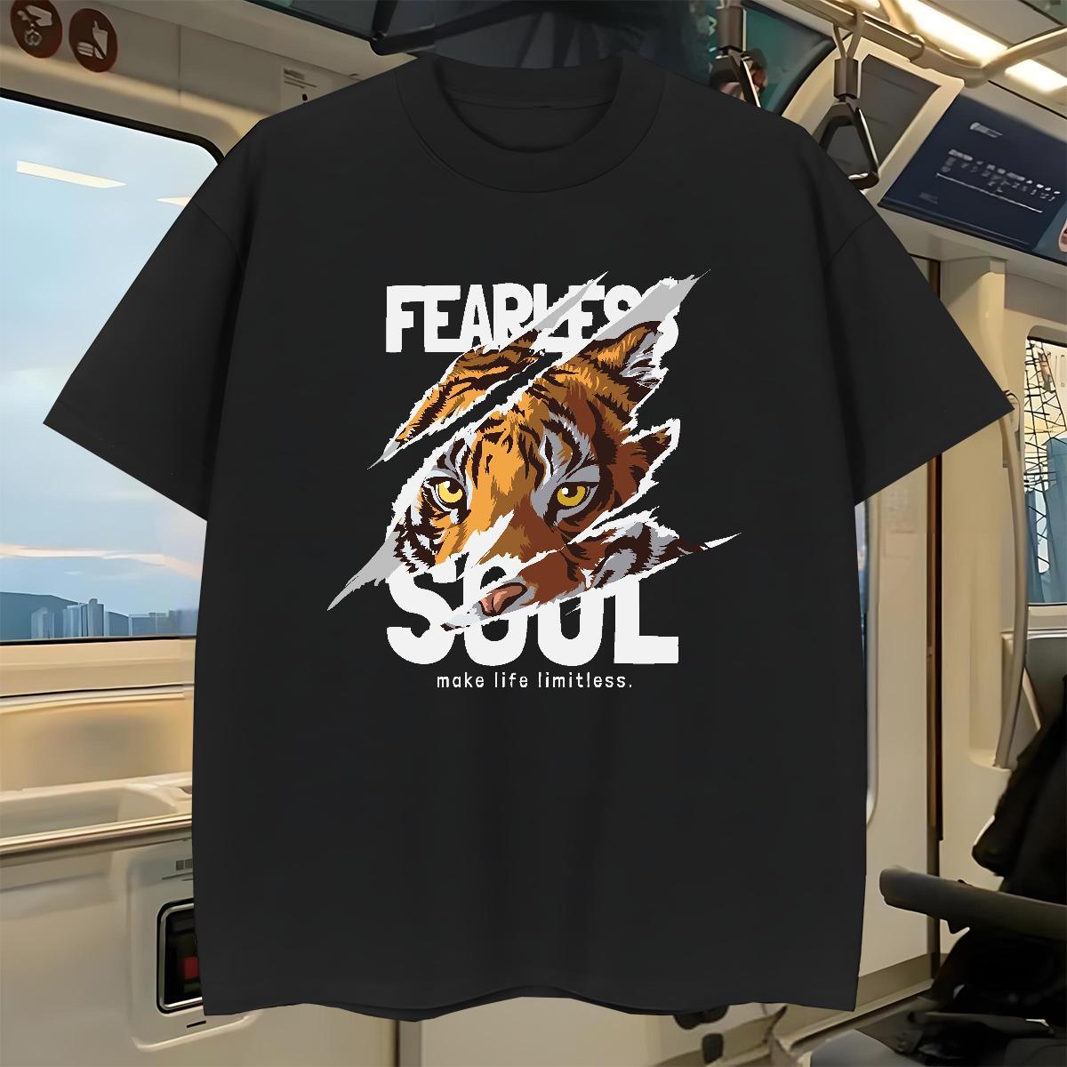 2024 New Man T Shirts 230g Pure Cotton Hip Hop Street Wear Round Neck Short Sleeve Soft Mens Tshirts Asian Size