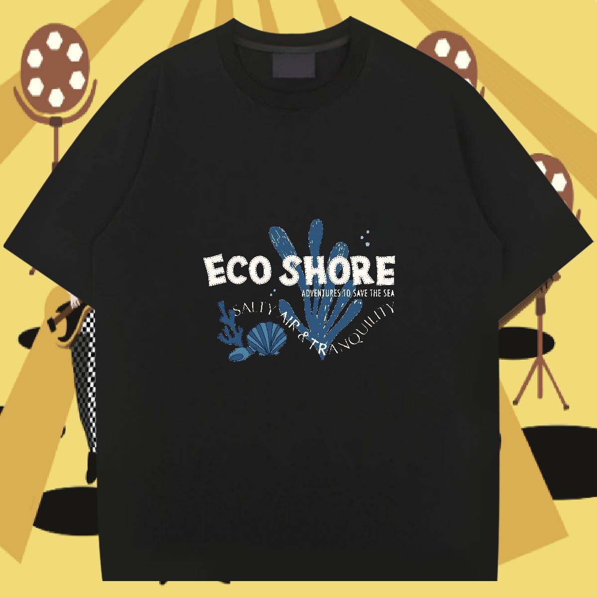 Fashion Casual T Shirts Men 230g Pure Cotton tree Daily Outfit Wear Short Sleeve Soft Wholesale Couples T Shirts White Plus Size