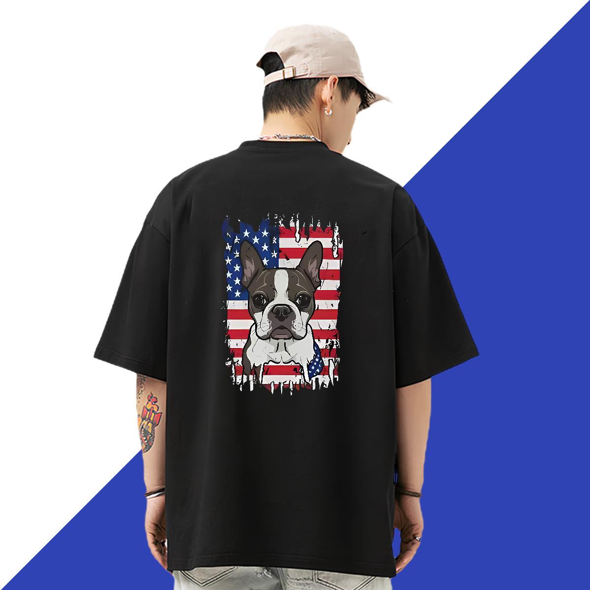 New Arrival T-Shirts for Men 230g Cotton Sports Casual Tees Breathable Crew Neck Popular Mens Tshirts Custom Anime