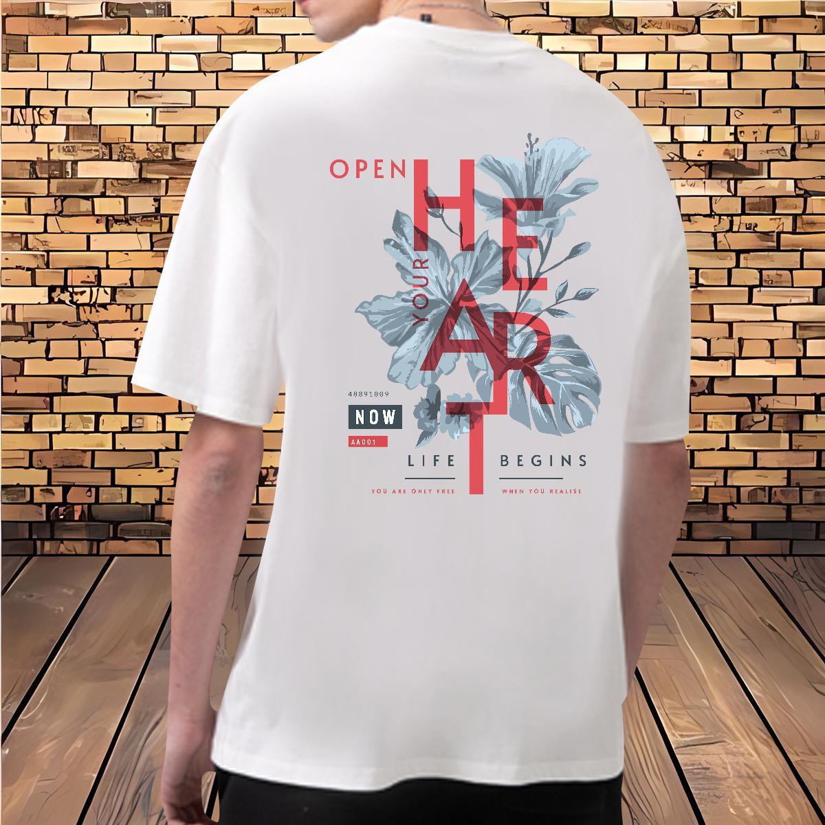 Designer T Shirt For Man 100% Cotton 230g tree Anime Printing Street Wear Short Sleeve Soft Popular Men Tshirts DIY Anime