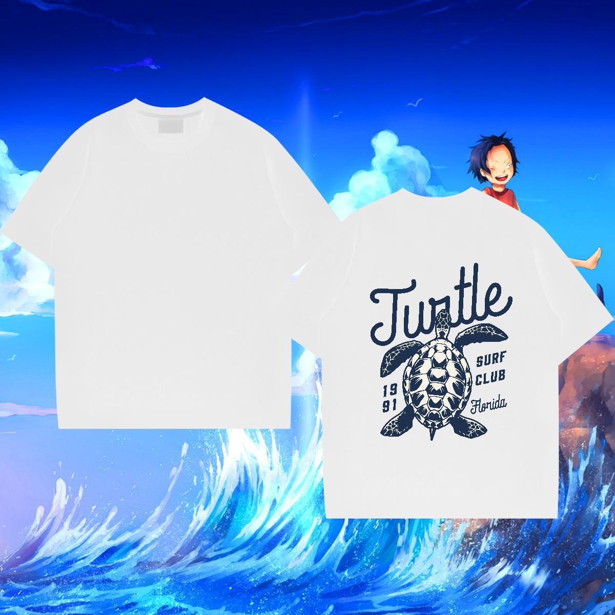 2024 Designer Man T Shirts 230g 100% Cotton Daily Wear Top Tees O-Neck Short Sleeve Wholesale Men Clothes T-Shirt DIY Printed