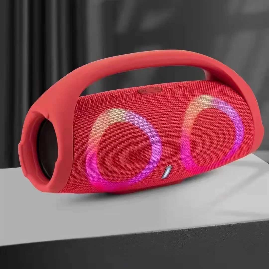 100W high power speaker portable RGB colorful light waterproof wireless subwoofer 360 stereo surround TWS FM boombox Z250304