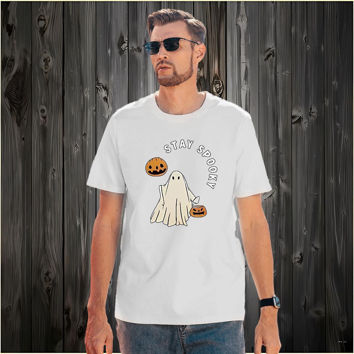 Cool Design Men Clothes T-Shirt 230g 100% Cotton halloween T shirt Summer Casual O-Neck Short Sleeve Oversized 4XL Casual New Tops Tees