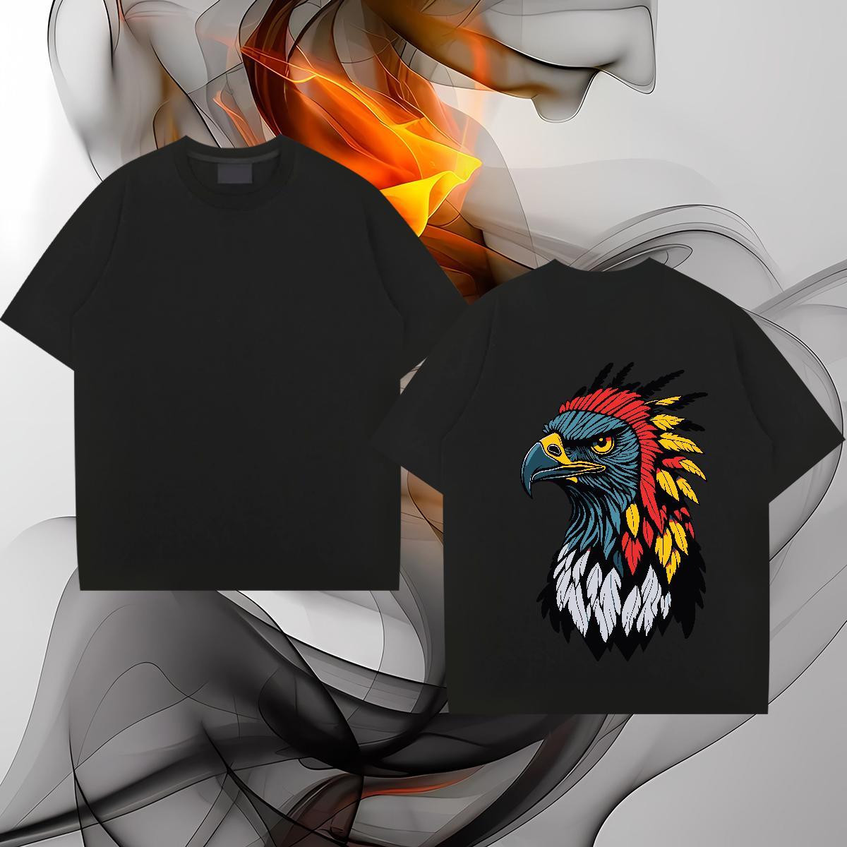 Fashion Designer Man T Shirts 230g Pure Cotton chicken Sport Tops Tees Breathable Crew Neck Brand Tshirt for Man Woman Custom Printed