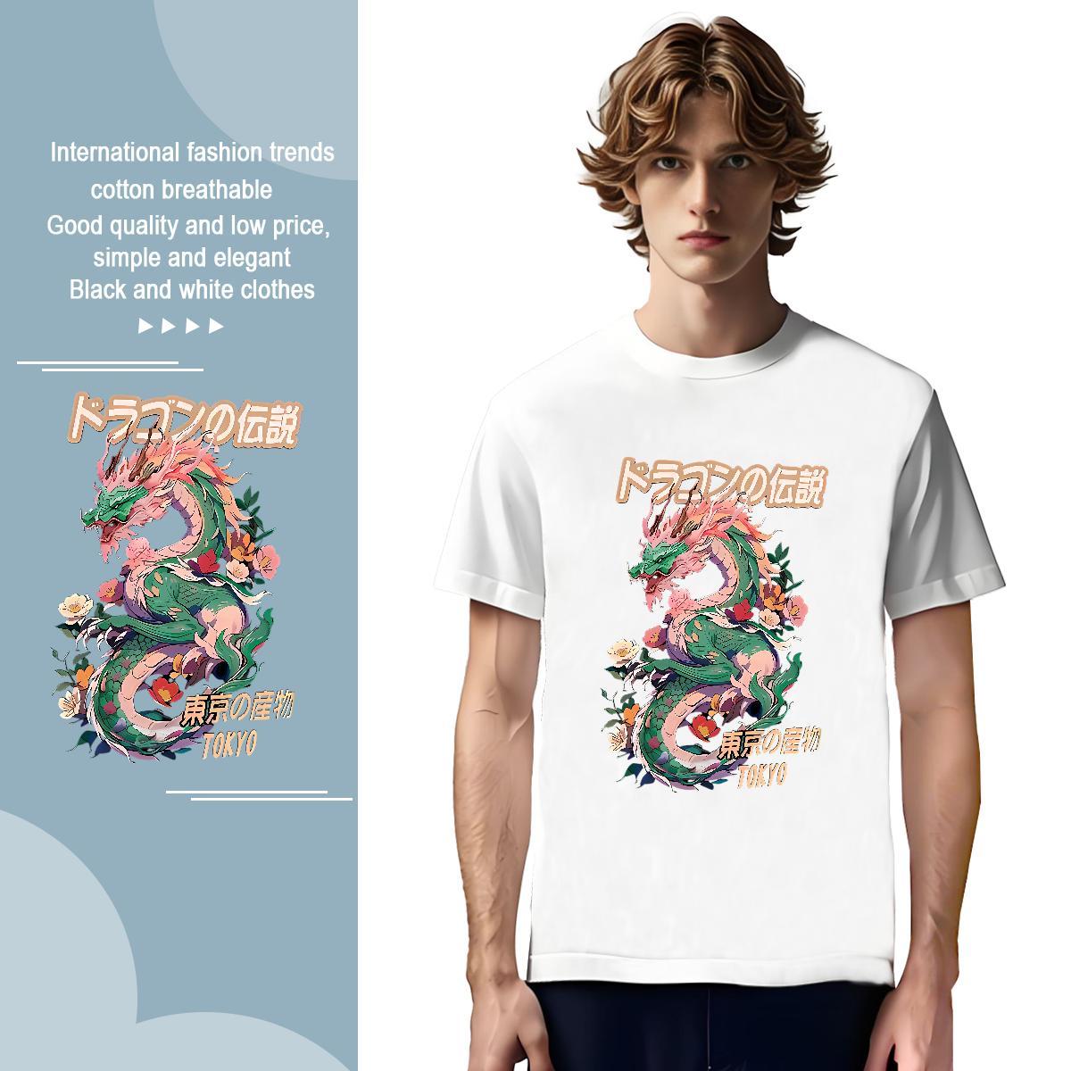 T shirt 230g Cotton Home Outdoor Breathable Black White Men Tees New Designer Comfortable Tshirts