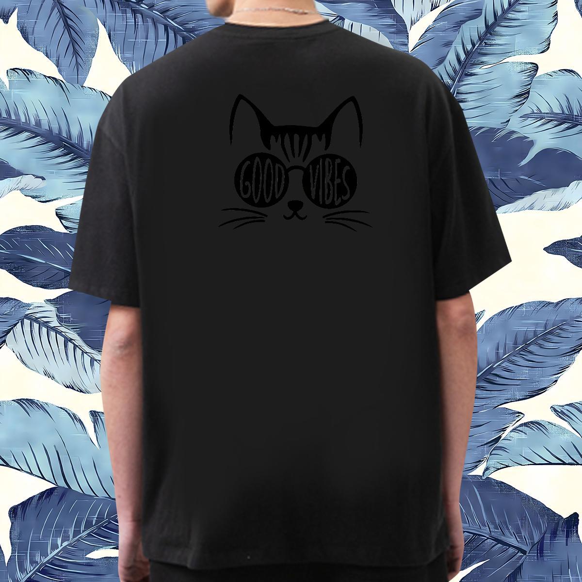 2024 DIY T Shirt For Man 100% Cotton 230g cat Sport Clothings Breathable Cool Design Men Tshirts Custom Anime