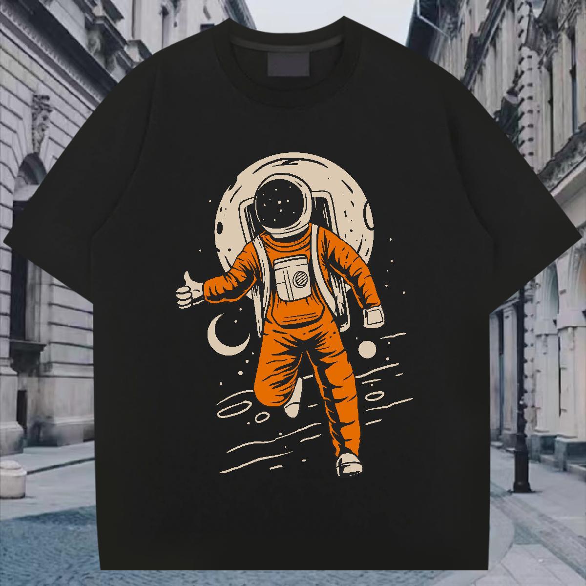 T-Shirts 230g 100% Cotton universe Street Breathable Soft Anime Tshirts 2024 Summer Free Shipping Tees Shirts