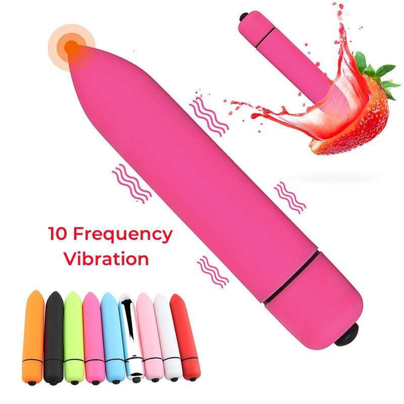 Factory Wholesale 12 Colors Mini Bullet Sex Toys Waterproof 10 Speeds G spot Bullet Vibrator For Women