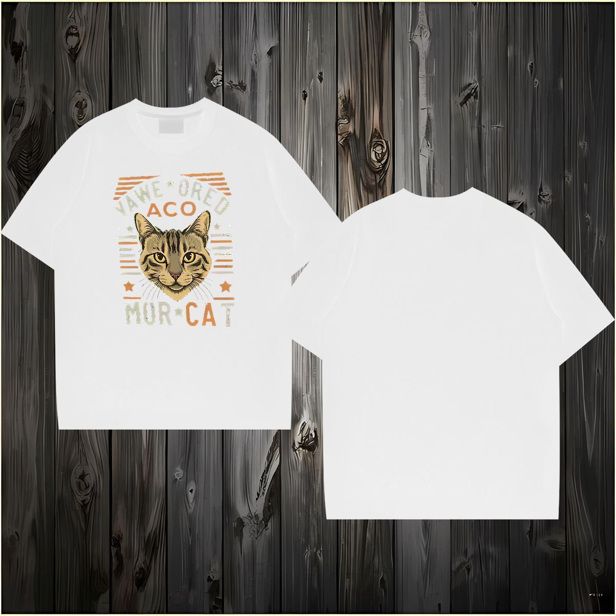 Classic Casual T-Shirts 230g Pure Cotton cute Hip Hop Tee Shirt Breathable TOP Quality Men Tshirts Custom Cartoon