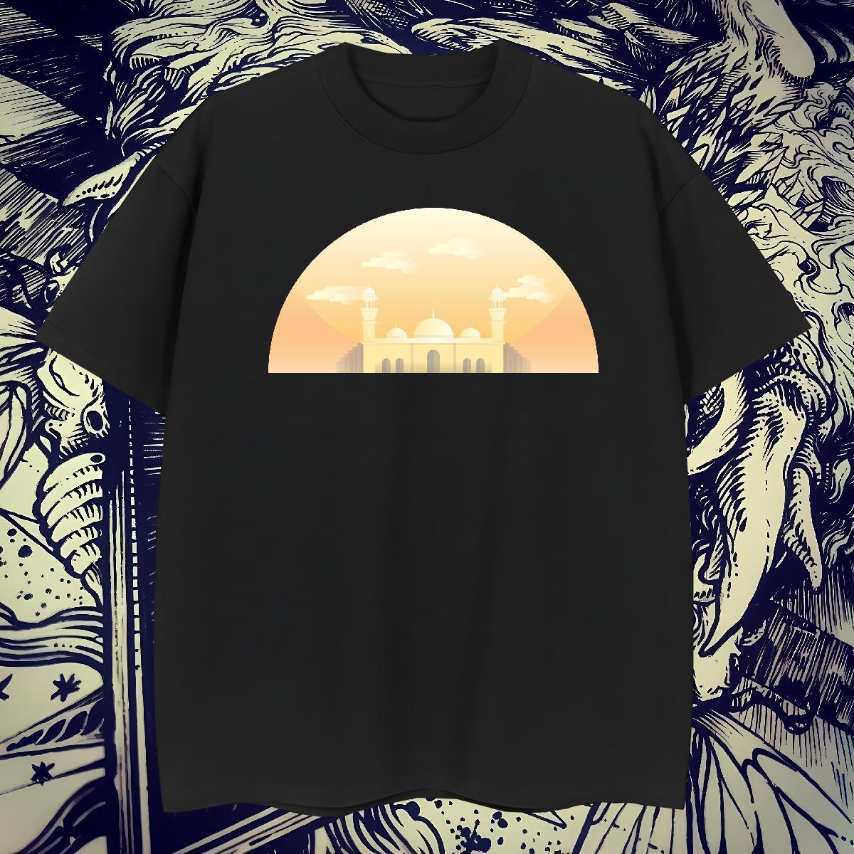 Loose Fit Tshirt for Man Woman 230g Cotton Home Outdoor sky DIY Printed Breathable Crew Neck Stylist T Shirts Men Tops