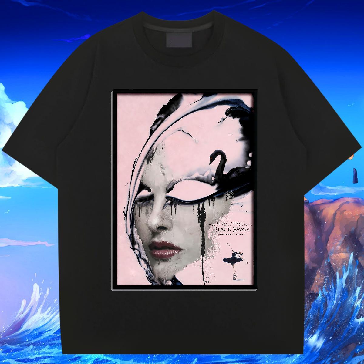 Designer Fashion T-Shirts Manchurian crane Tops Tees 100% Cotton 230g Street wear Hip Hop Free Shipping Custom Cartoon Breathable Short Sleeve Men Tee