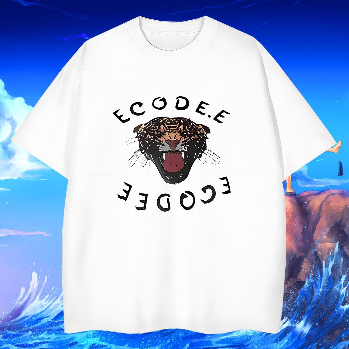 Man T Shirts 230g 100% Cotton Anime Printing Street Breathable Short Sleeve Graphic Tshirt for Man Woman 2024 New Classic Top Tees