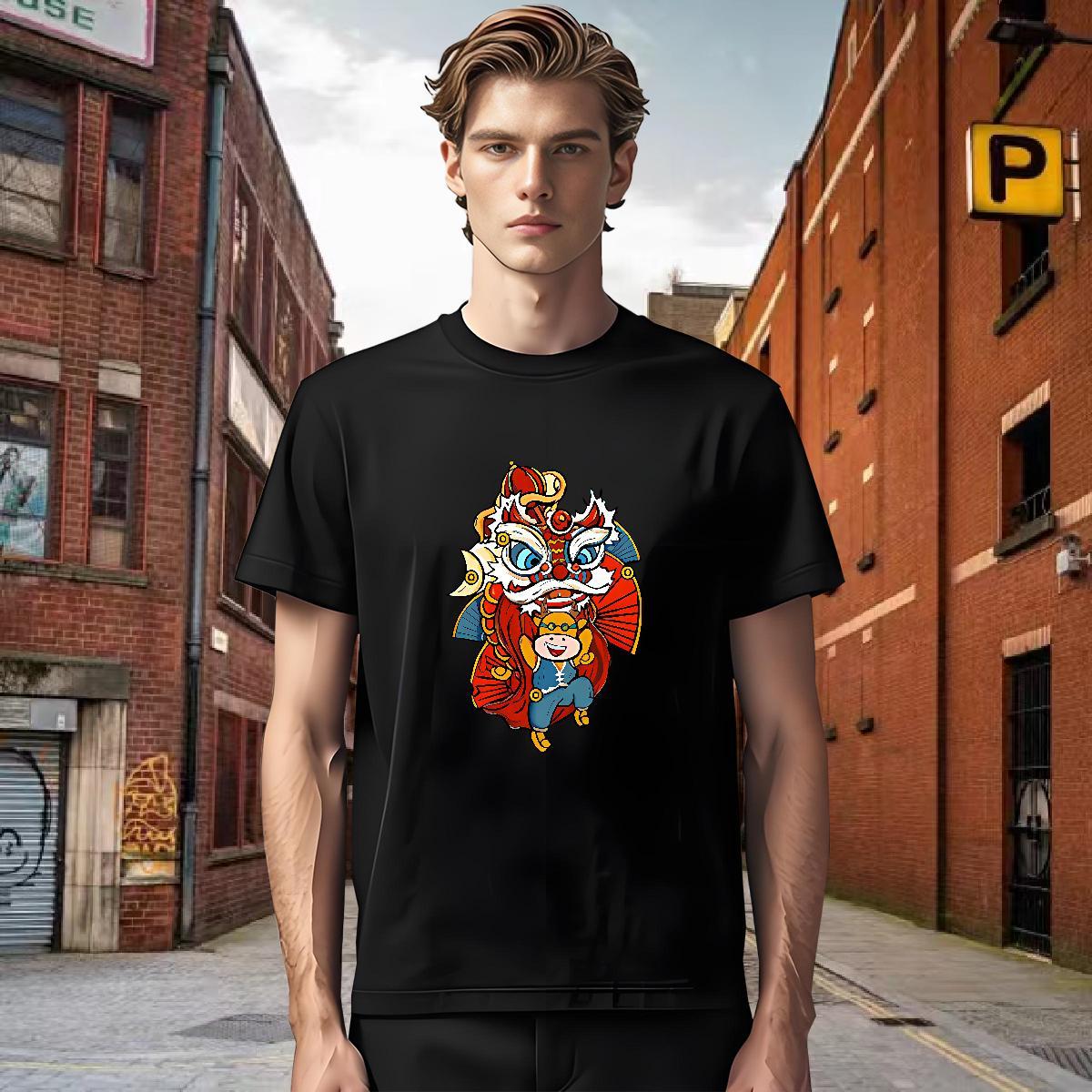 T shirt 100% Cotton 230g Casual O Neck Short Sleeves DIY Logo Oversized Men Tshirts Custom Cool Design Polos