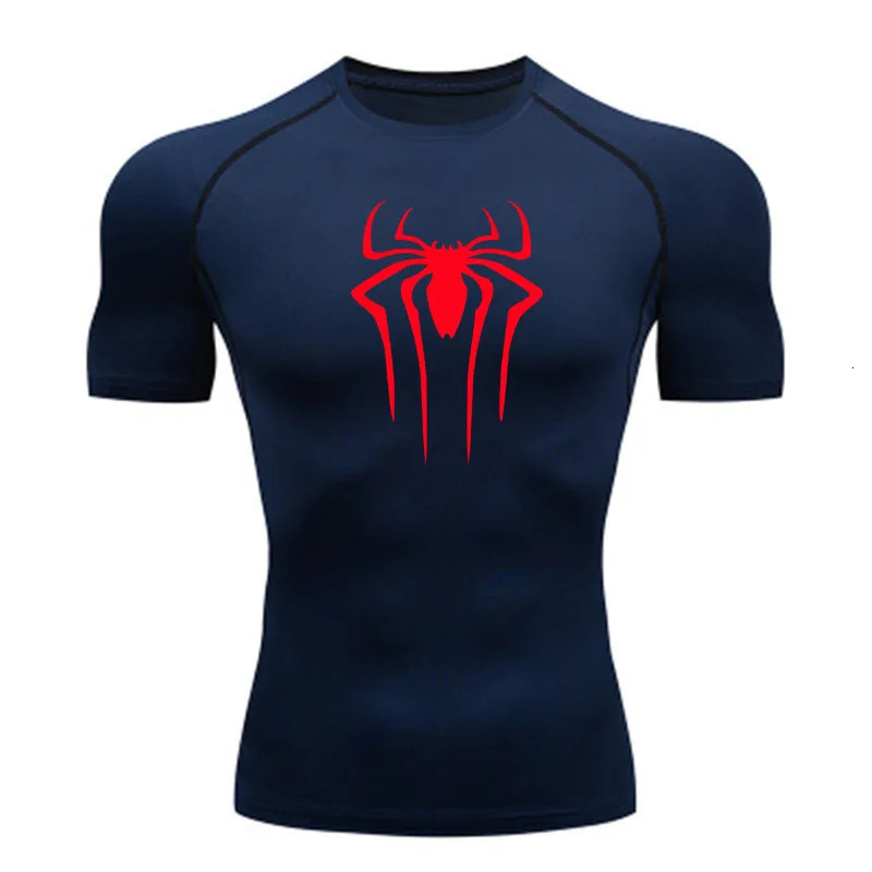 Compression Shirt Men Fitness Gym Super Hero Sport Running T-Shirt Rashgard Tops Tee Quick Dry Short Sleeve T-Shirt For Men i240806
