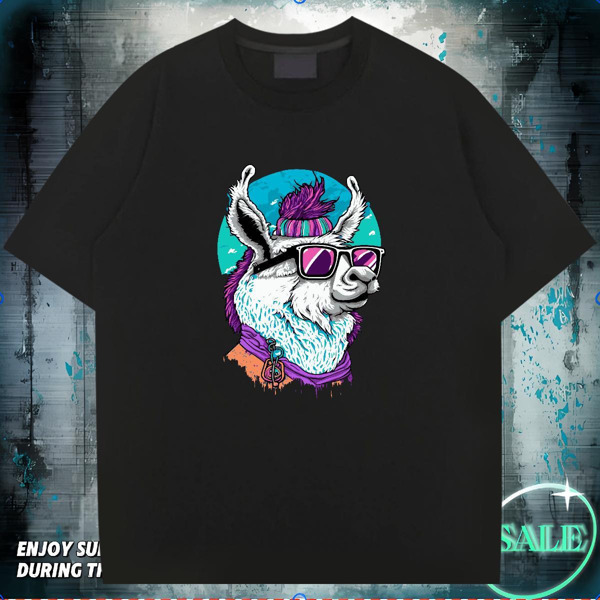 Stylist T Shirts Men 230g Cotton Deer Beach Tops Shirt Short Sleeve O-Neck Designer Mens Tshirts Graphic