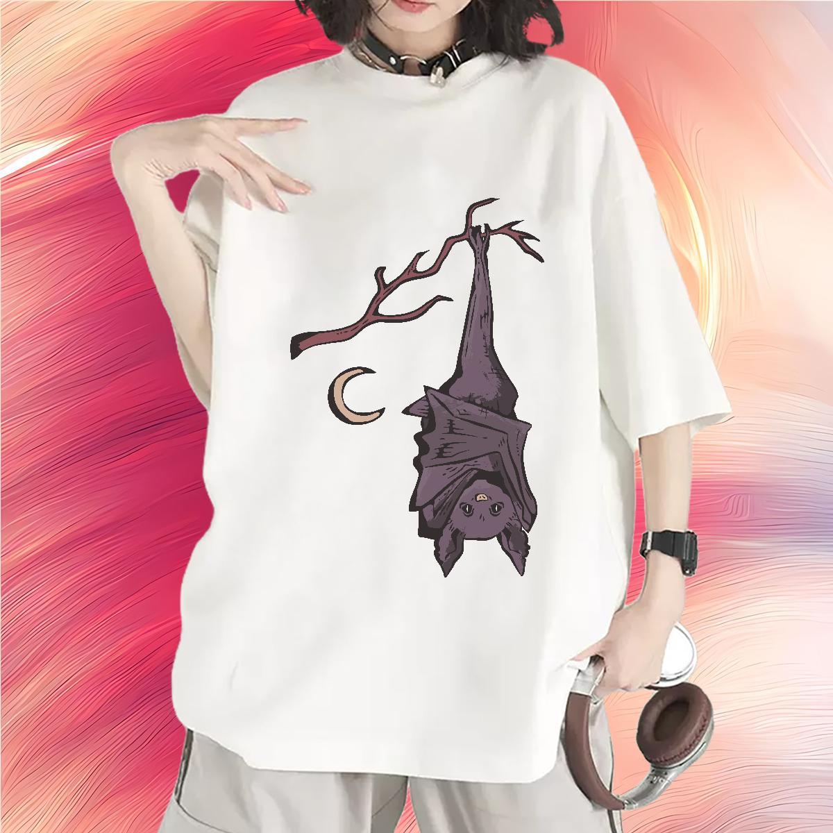 Loose fit Woman T Shirts O Neck Short Sleeves Lady T shirt Oversized bat Sport 230g Cotton 2024 Casual Clothings