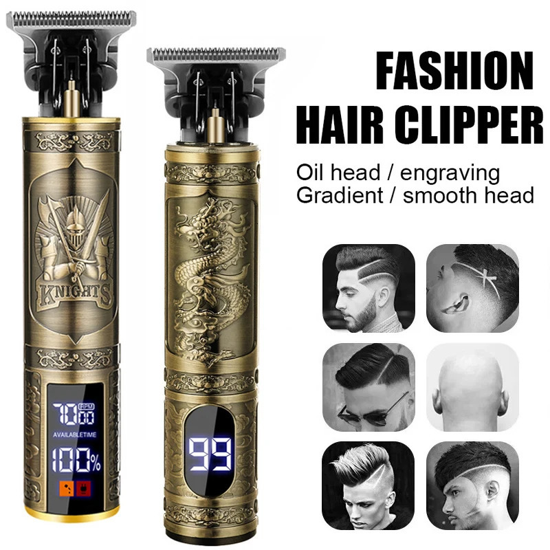 T9 Hair Clipper Cordless Beard Shaving Body Hair Trimmer Electric Hair Cutting Machine Professional Barber Men Trimmer Shaver 240805