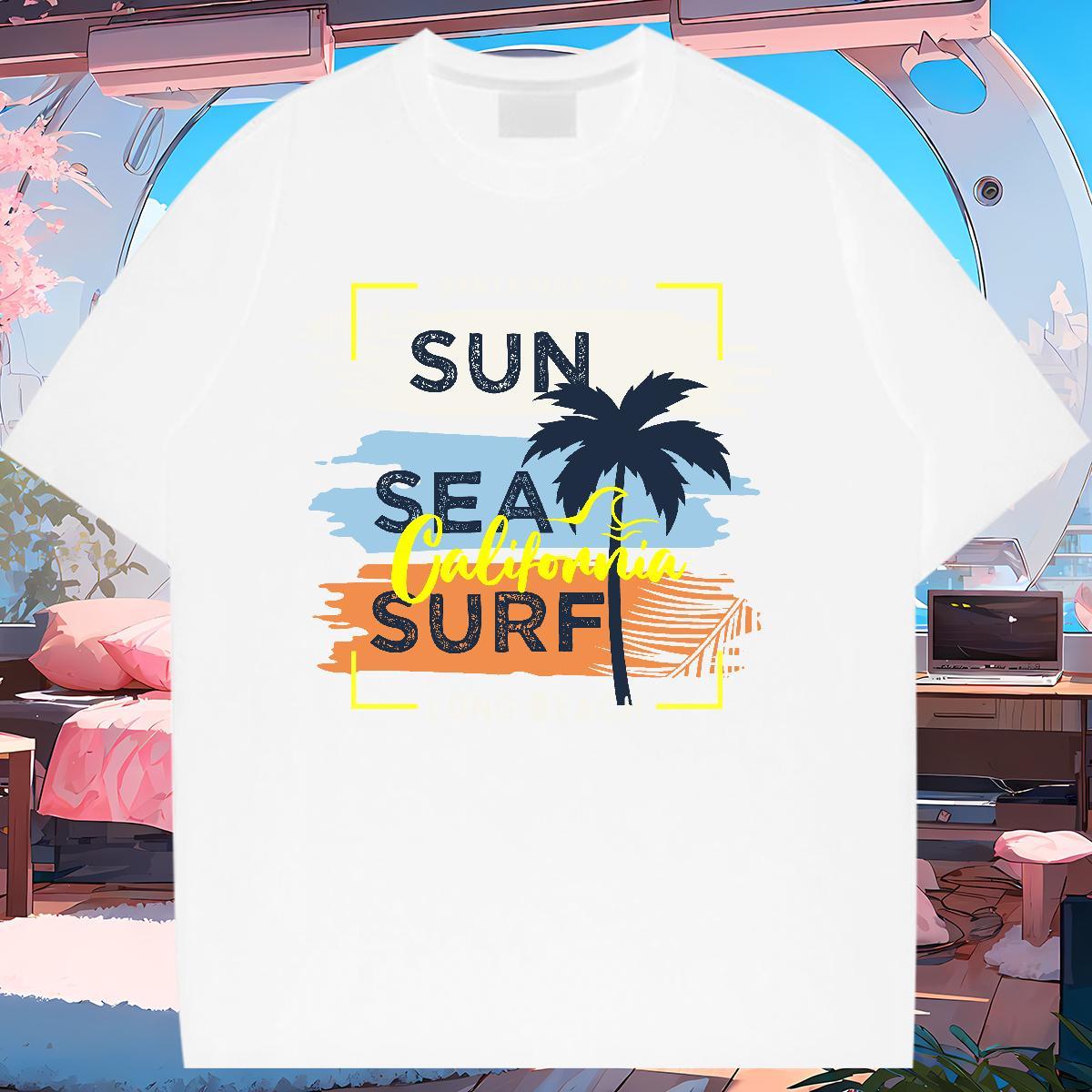 Nice Women T Shirts Breathable Crew Neck Unisex Tshirts Customized tree Casual 100% Cotton 230g TOP Quality Clothings