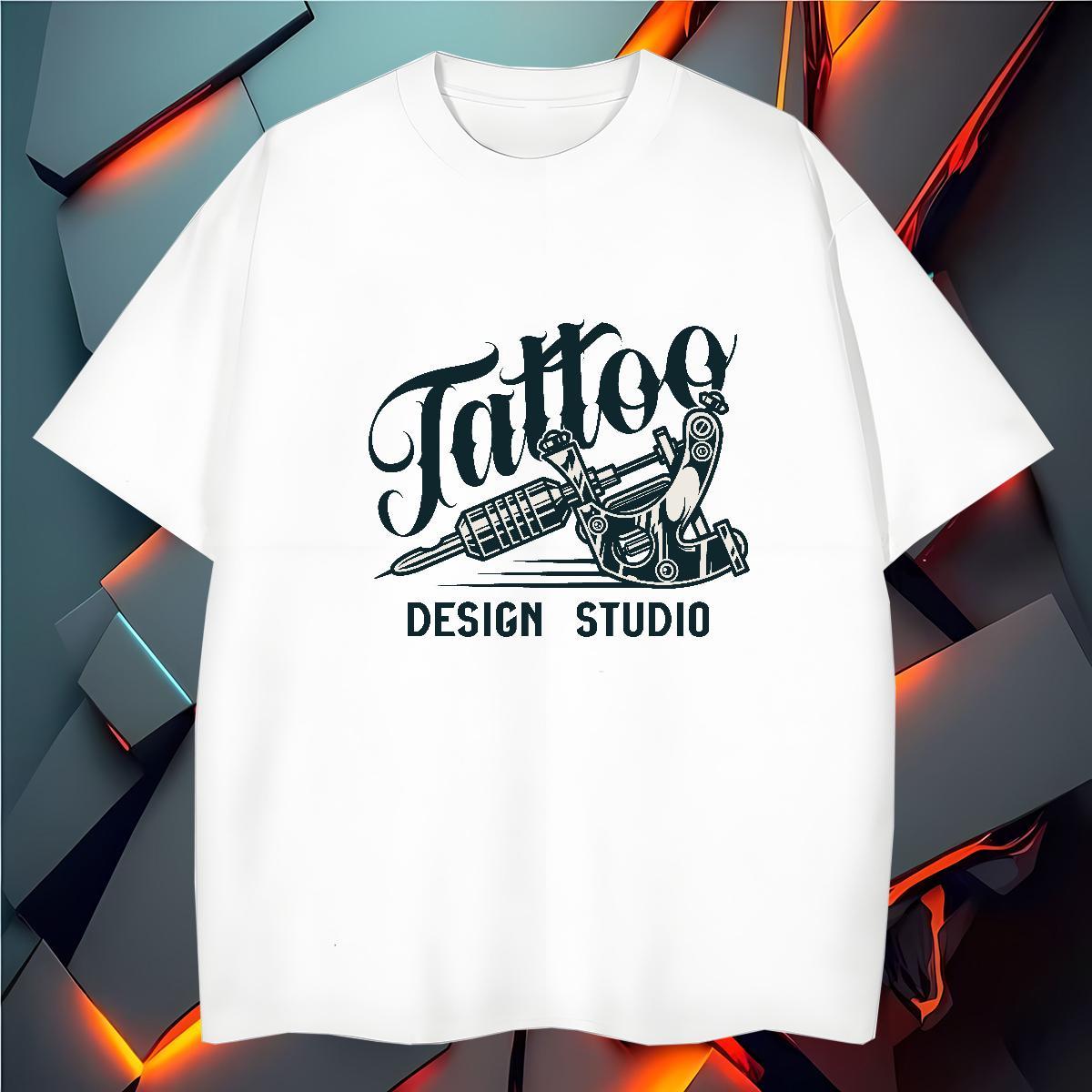 Fashion Casual Mens T Shirts tool Tees 230g Pure Cotton Sports Casual Free Shipping Custom Print Plus Size Breathable Soft Men Tops Tees