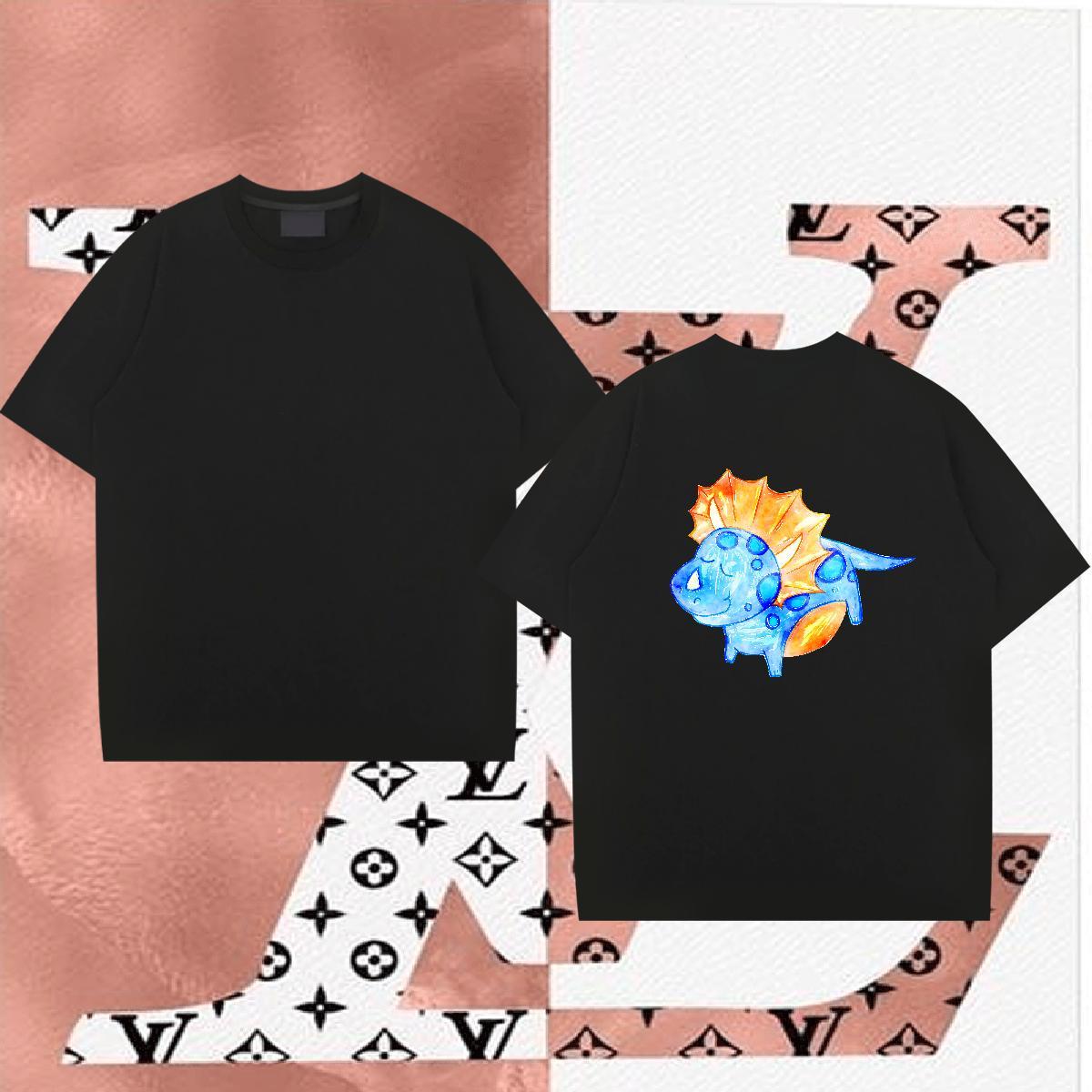 Brand T shirt 230g Cotton dog Sport Tees Short Sleeve O-Neck Unisex Men Tshirts Skull