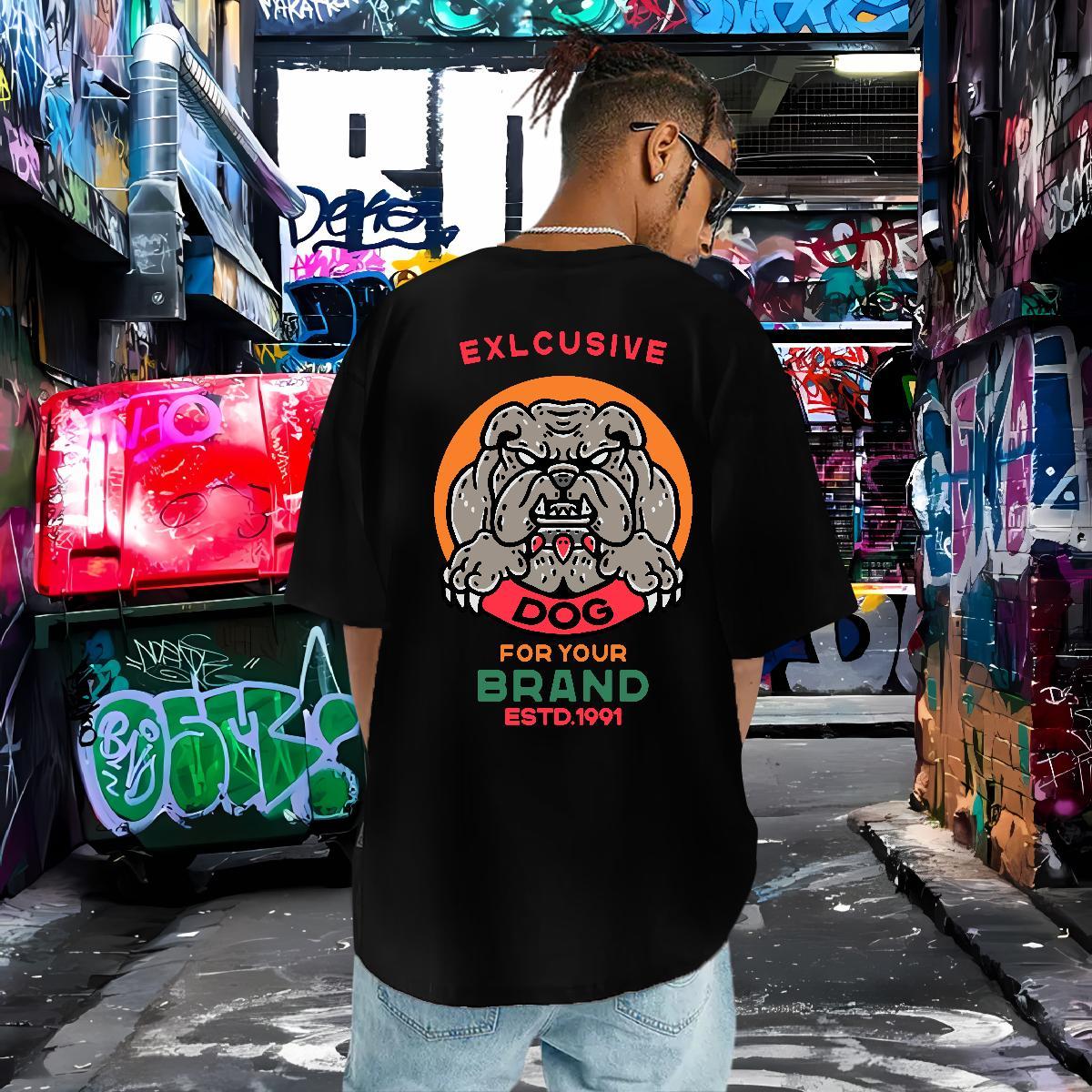 Customized T Shirt For Man 230g Pure Cotton Casual Beach Wear Breathable Short Sleeve Cool Design Men Tshirts Custom Printed