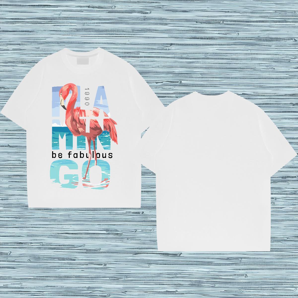 T Shirts Men 230g 100% Cotton bird Hip Hop Short Sleeve O-Neck Oversized 4XL Tshirt for Man Woman Fashion Design Cool Top Tees