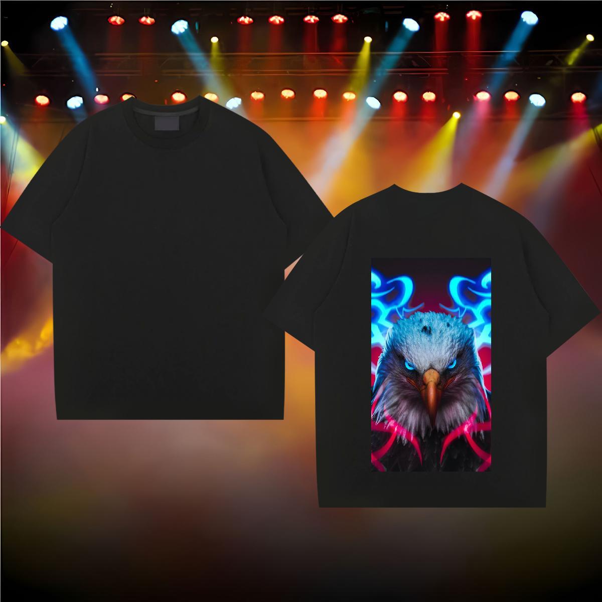 Customized Mens T Shirts 230g Pure Cotton cool Outdoor Polos Short Sleeve Soft Loose Mens Tshirts Anime