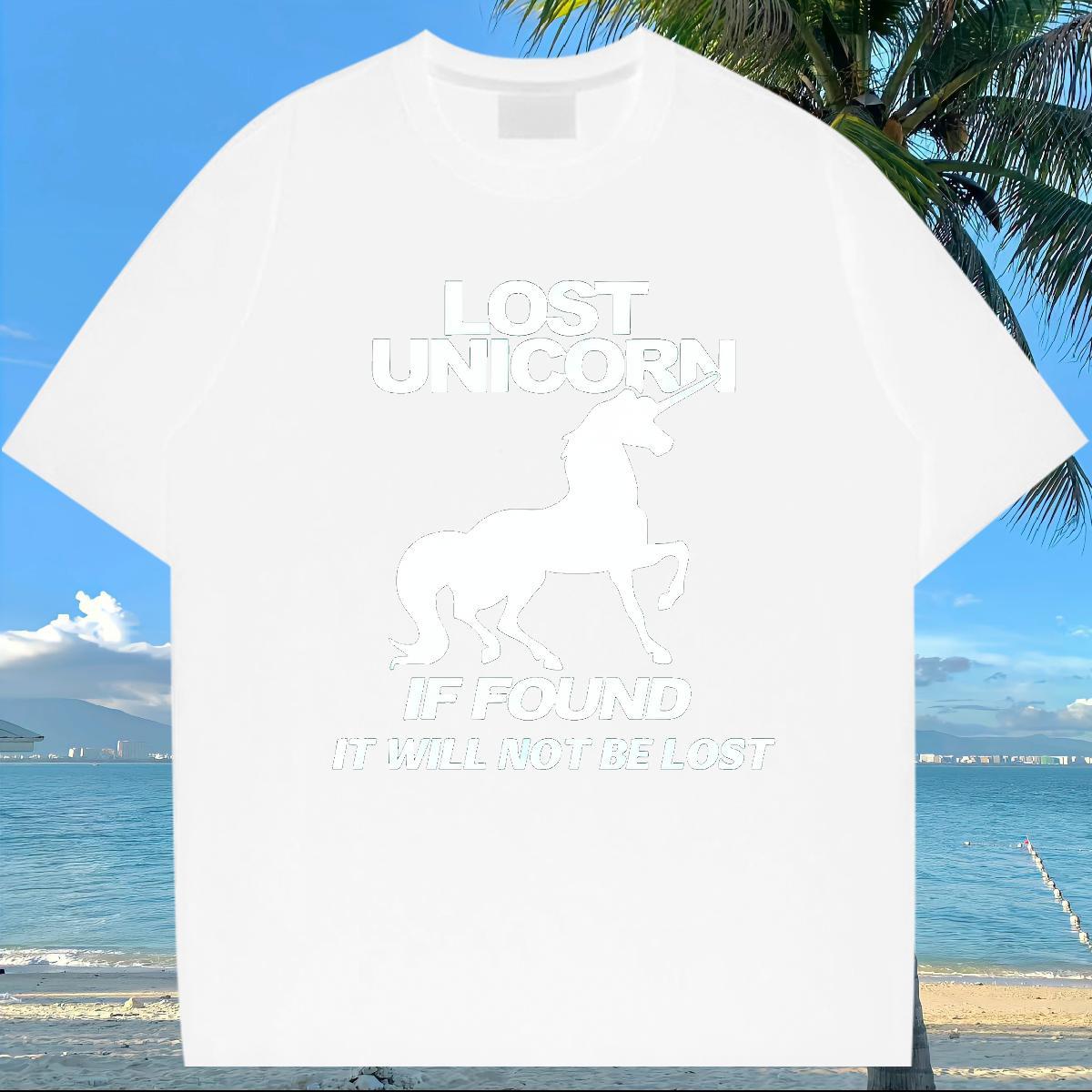 New Arrival T shirt 100% Cotton 230g horse Hip Hop Wear Pure Cotton Cool Design Couples T Shirts Oversized