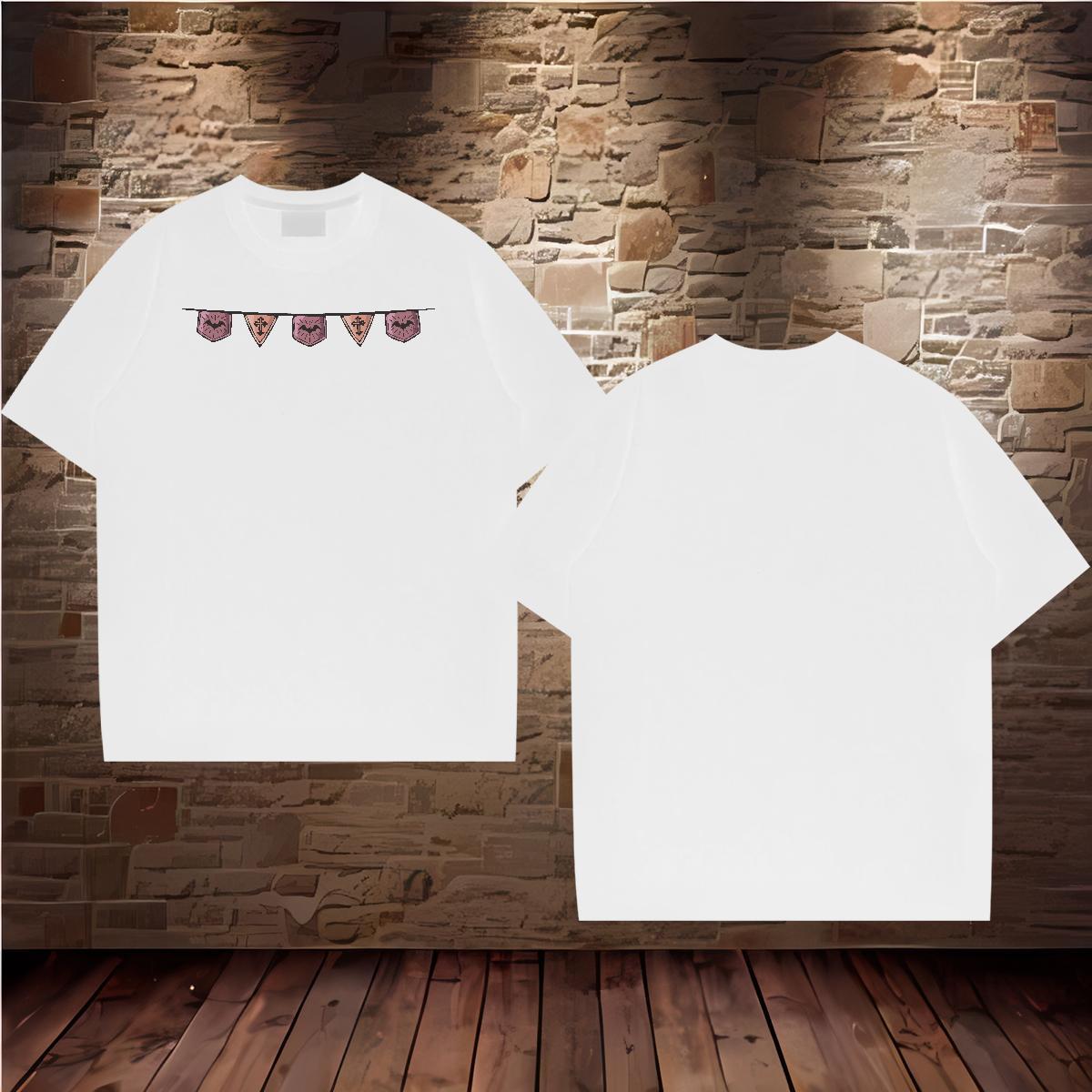 Brand T-Shirts for Men 230g Pure Cotton Bunting Casual Beach Tees Shirts Breathable Short Sleeve Free Shipping Men Tops Tees DIY Anime